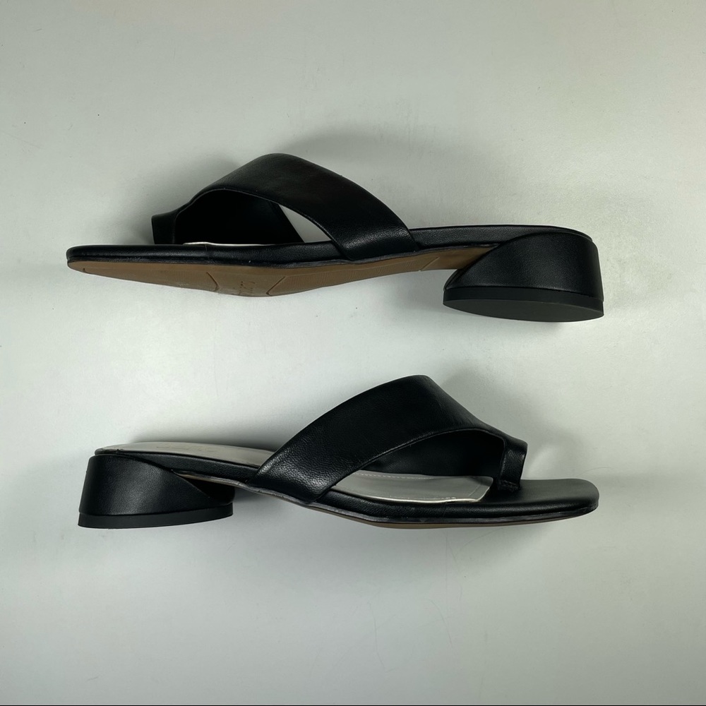 NWT Franco Sarto Leria black soft leather sandal Size 6 - Picture 8 of 8